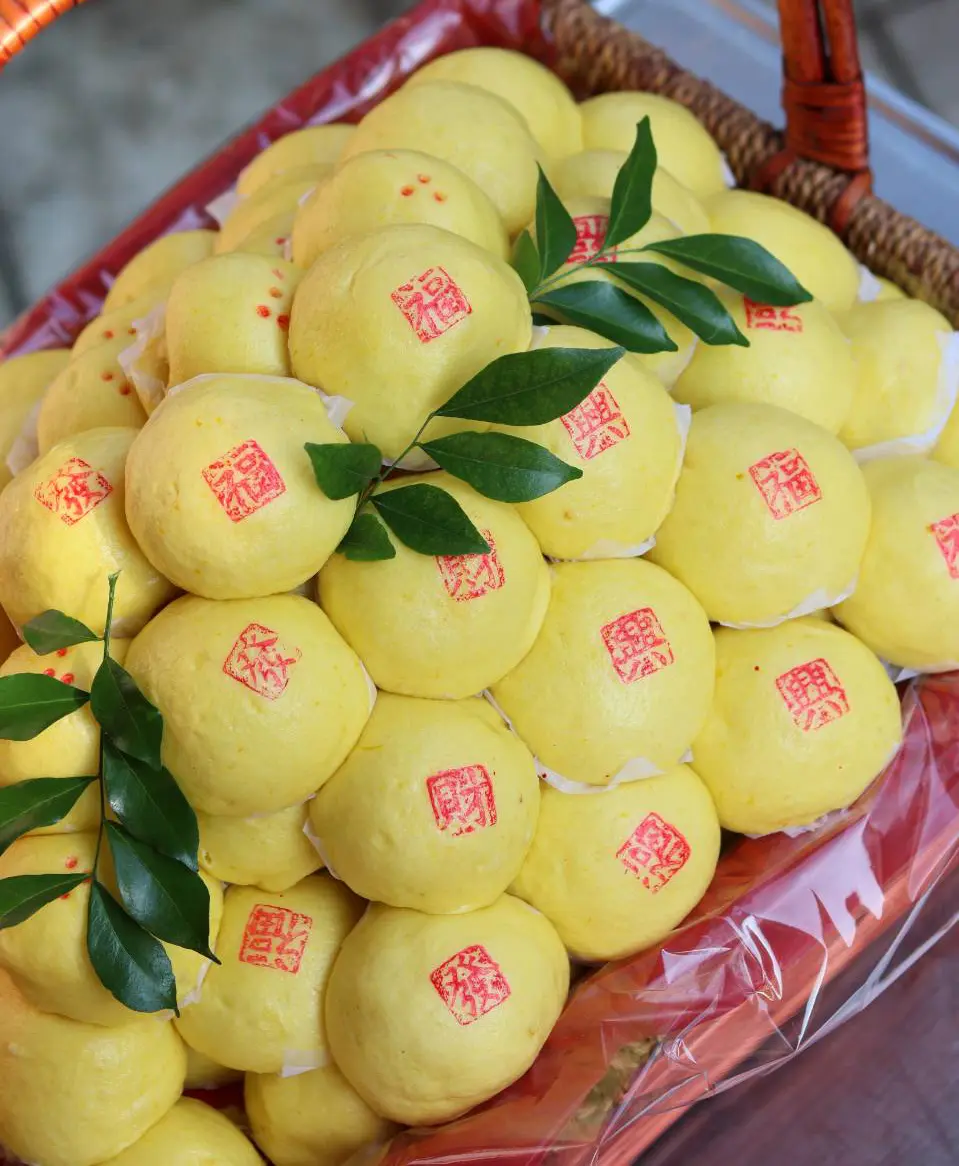 ซาลาเปาในตะกร้า จาก Chuta's Bakery